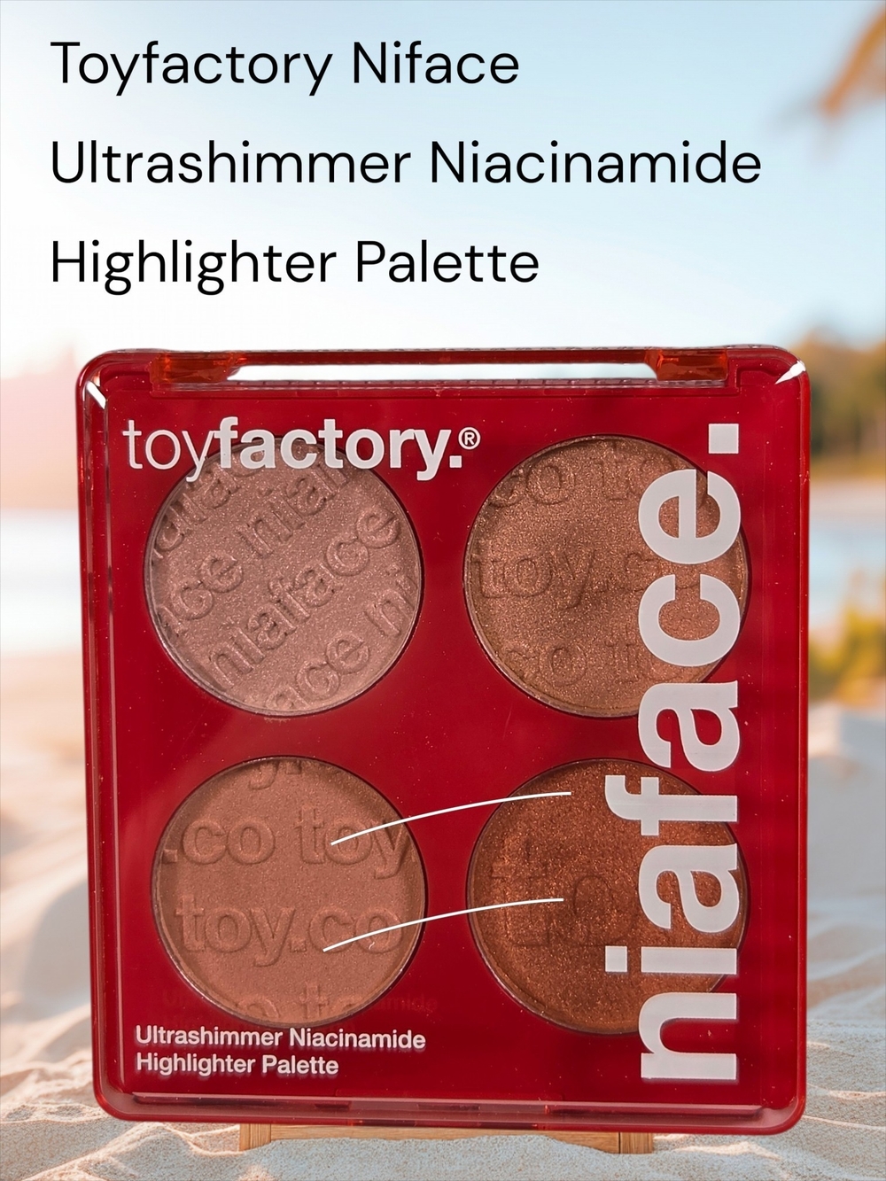 Toyfactory Ultrashimmer Niacinamide Highlighter Palette - Bronze Glow New